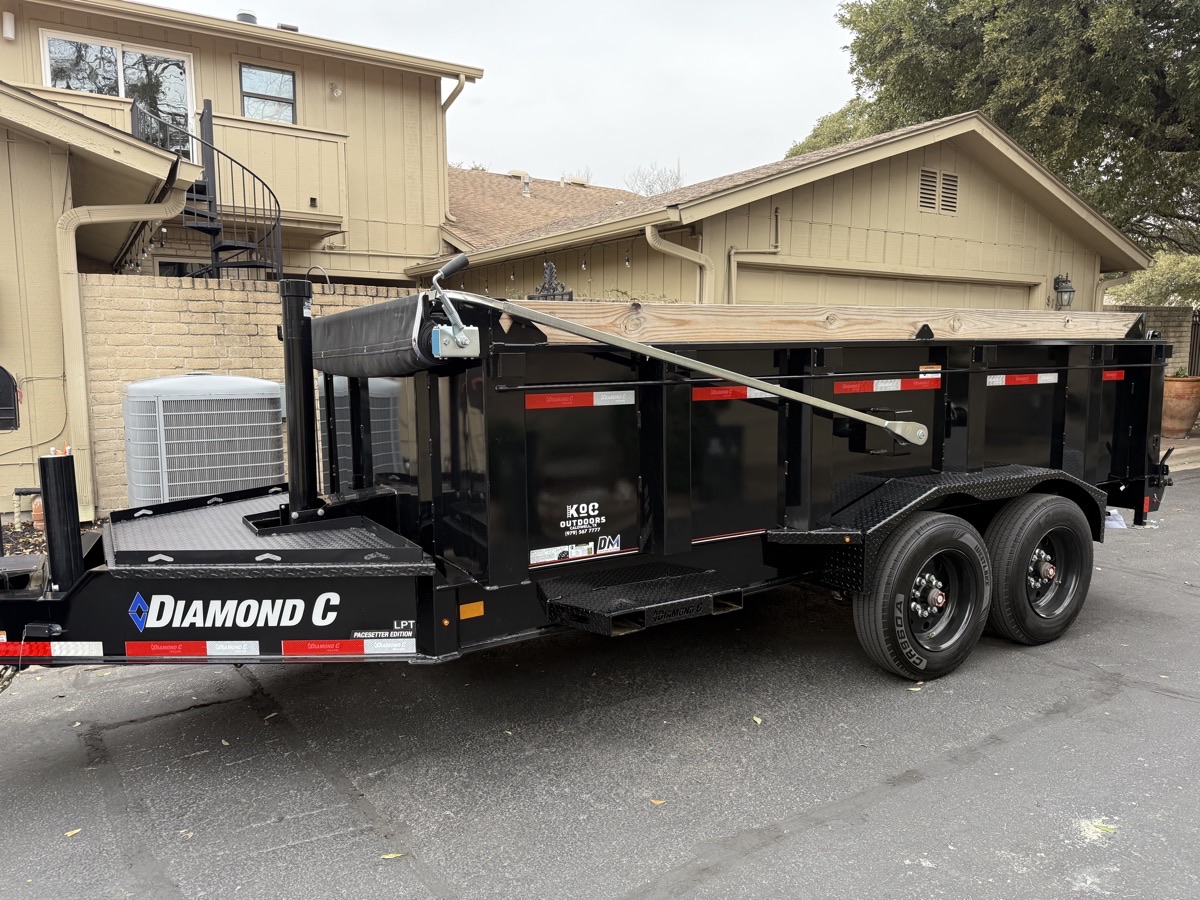 AEM Diamond C dump trailer side profile